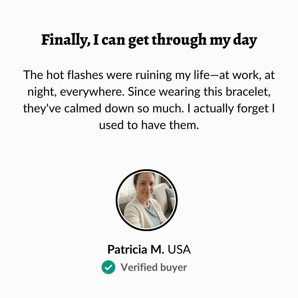 Veloria Bracelet - Natural Menopause Relief